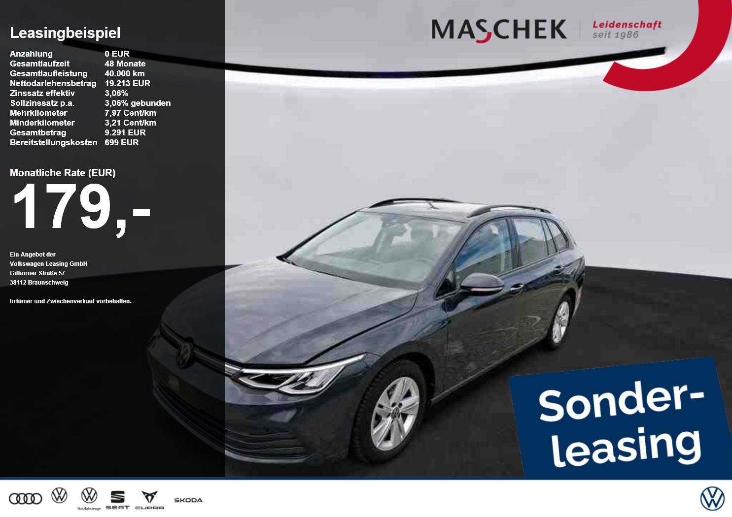 Volkswagen Golf Variant Life 1.5 TSI ACC Navi Sitzh Carplay