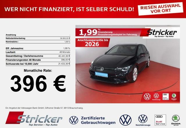 Volkswagen Golf R Black Style 2.0TSI DSG 396,-ohne Anzahlun