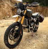 Triumph Scrambler 1200 XE | Matt Khaki Green |  - TRIUMPH SCRAMBLER