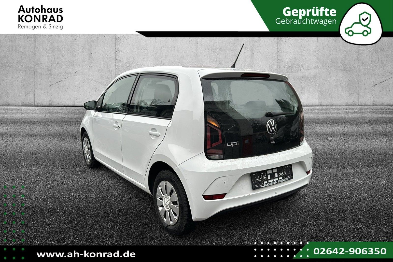 Fahrzeugabbildung Volkswagen up! move up!1.0 MPI*RCAM*PDC*KLIMA*TEMPOM*