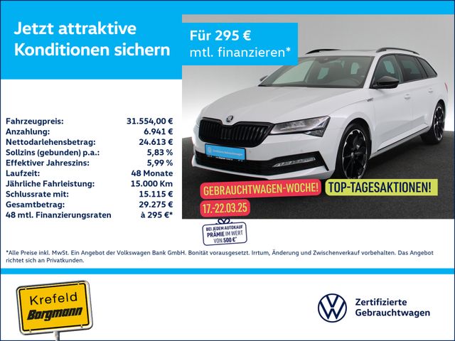 Skoda Superb Combi 2.0 TDI Sportline 4x4 PANO STANDHZ