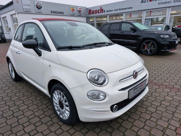 Fiat 500 Cabrio Verdeck rot
