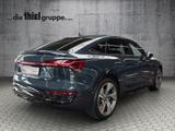 Audi Q8 e-tron Sportback 55 advanced Matrix+AHK+Pano - Audi Q8 e-tron: Blau, mit Apple Carplay