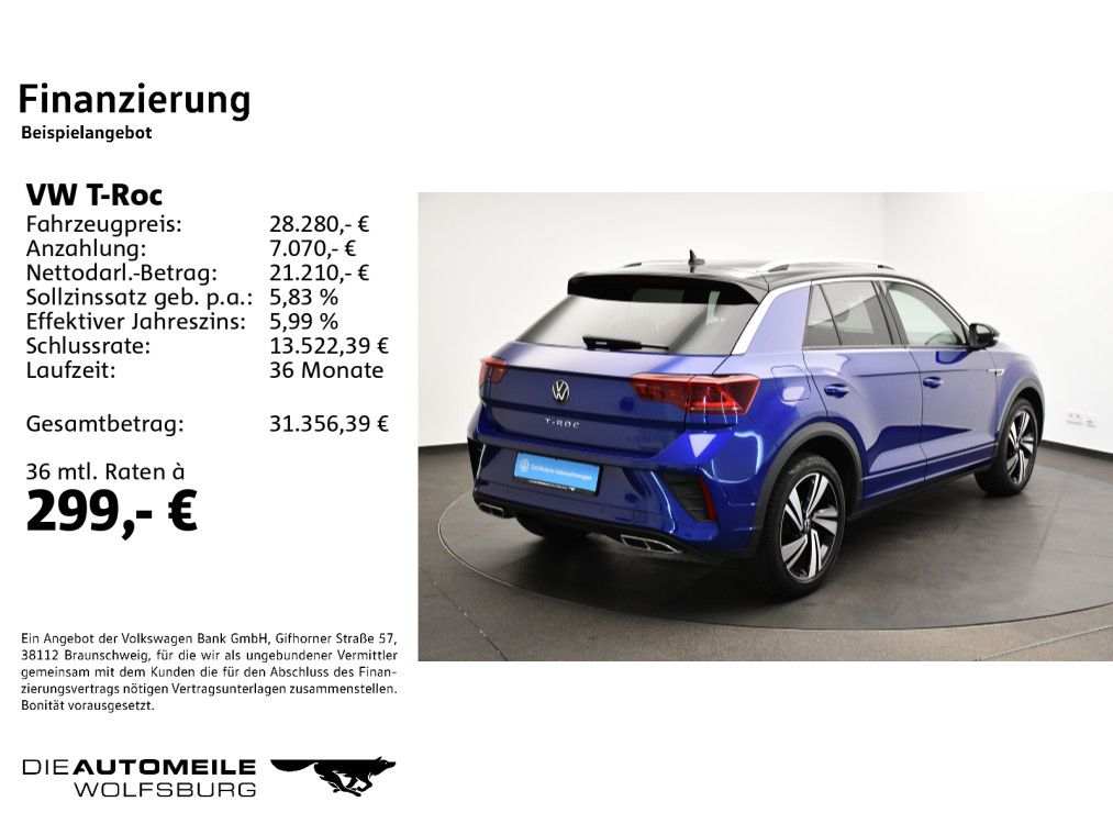 Volkswagen T-Roc 1.5 TSI DSG R-Line Standhzg Rückfahrkam AH foto 2