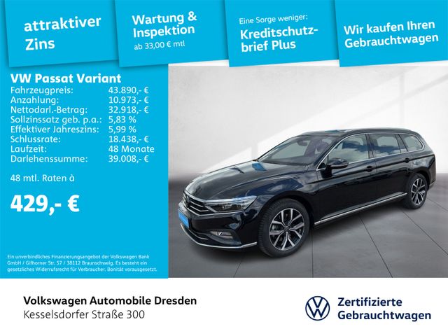 Volkswagen Passat Variant 2.0 TDI Elegance AHZV LED Navi