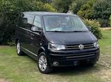 Volkswagen T5 Multivan Highline Leder AHK Standheizung  - Volkswagen T5: Schwarz