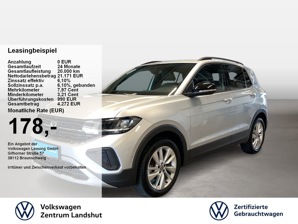 Volkswagen T-Cross 1.0 TSI DSG Life Goal 2xKlima ACC AHK