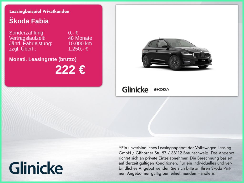 Fabia Balance 1.0 TSI 70 kW AHK PDC LED