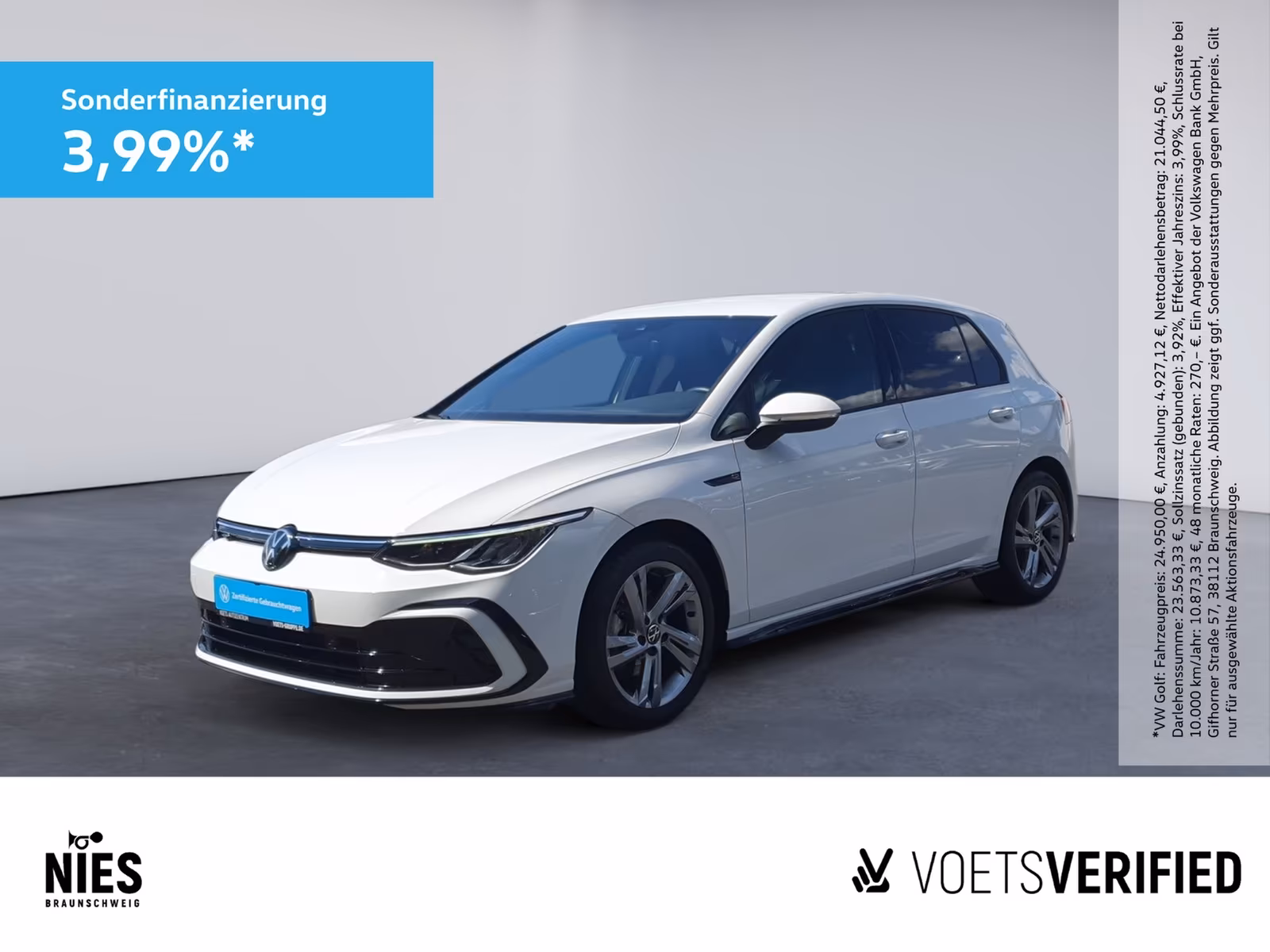 Volkswagen Golf VIII R-Line 1.5 eTSI DSG LED+RearView+NAVI