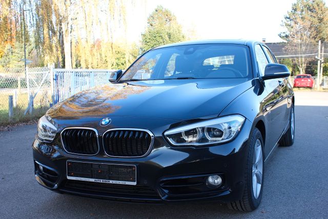 BMW 120d SportLine -Glasdach-Leder-LM17"-2.Hand