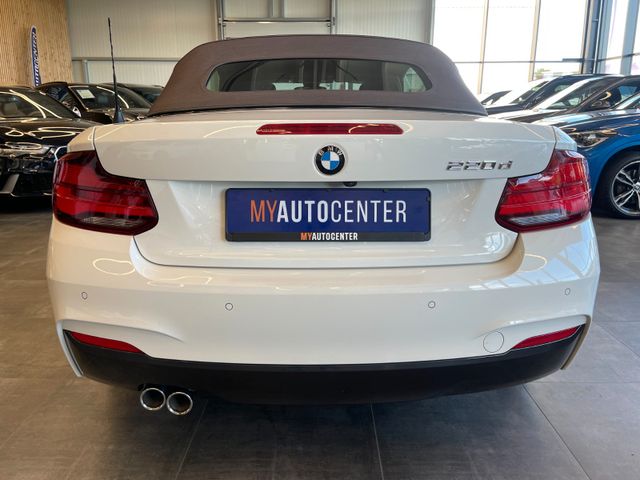 BMW Cabrio 220 d M Sport *1.HAND*19%MWST*NAVI*KAMERA