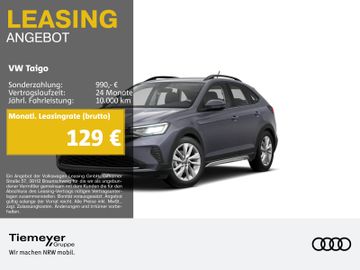 Volkswagen Leasingangebot: Volkswagen Taigo 1.0 TSI LIFE LM17 NAVI LED SITZHZG