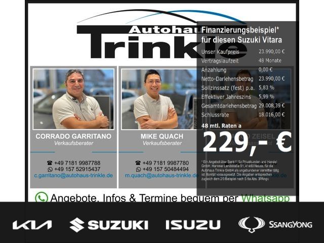 Suzuki Vitara EU6e 1.5 Hybrid Comfort 299,-€ MTL. OHNE 