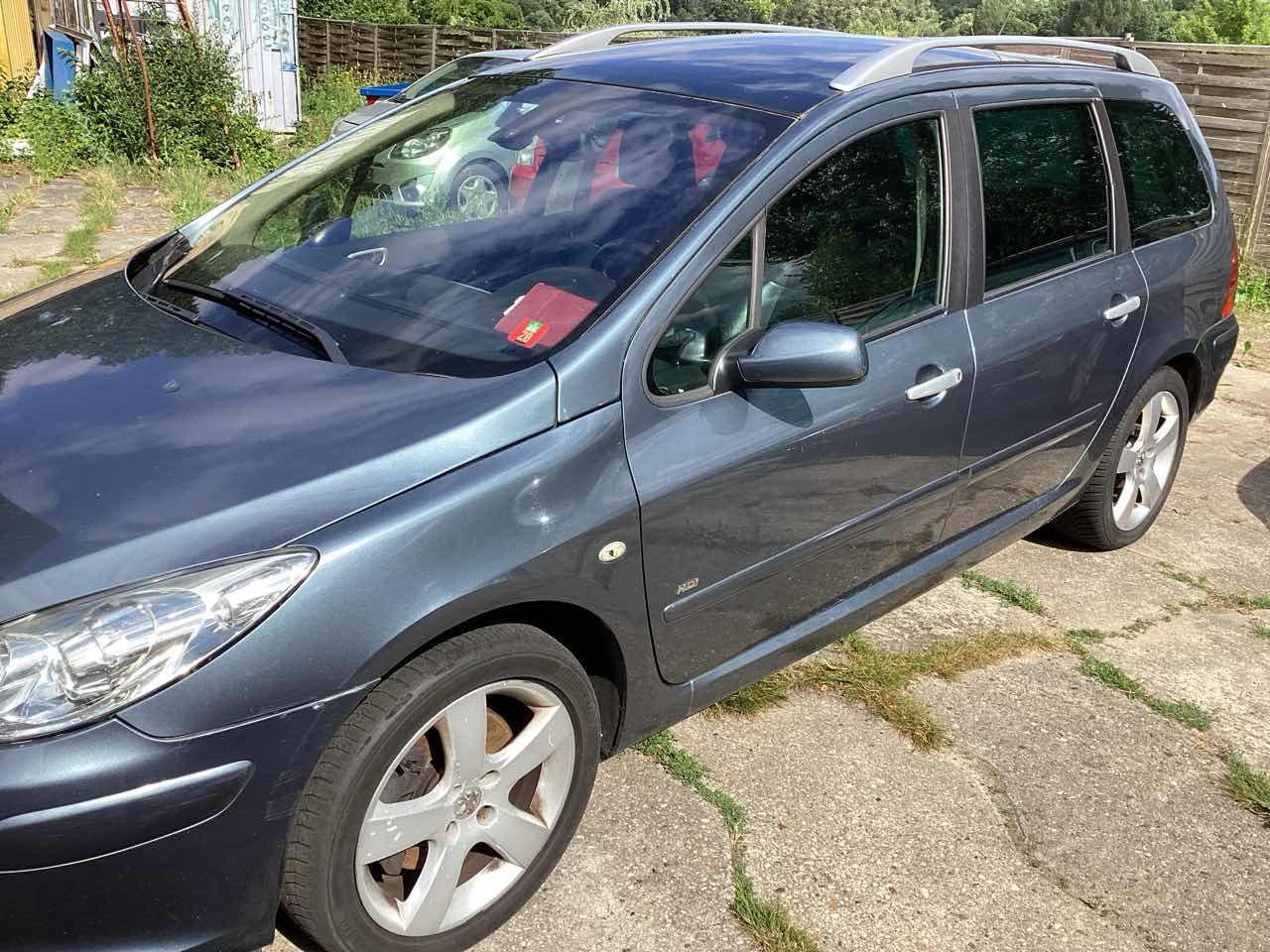 Peugeot 307 2006 — rear view