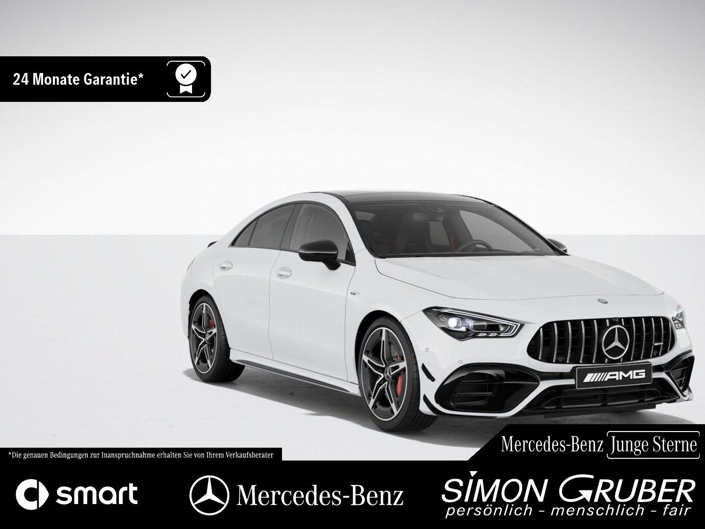 Fahrzeugabbildung Mercedes-Benz CLA 45 S 4M AMG Aero Burm Pano MBeam 360 drivers