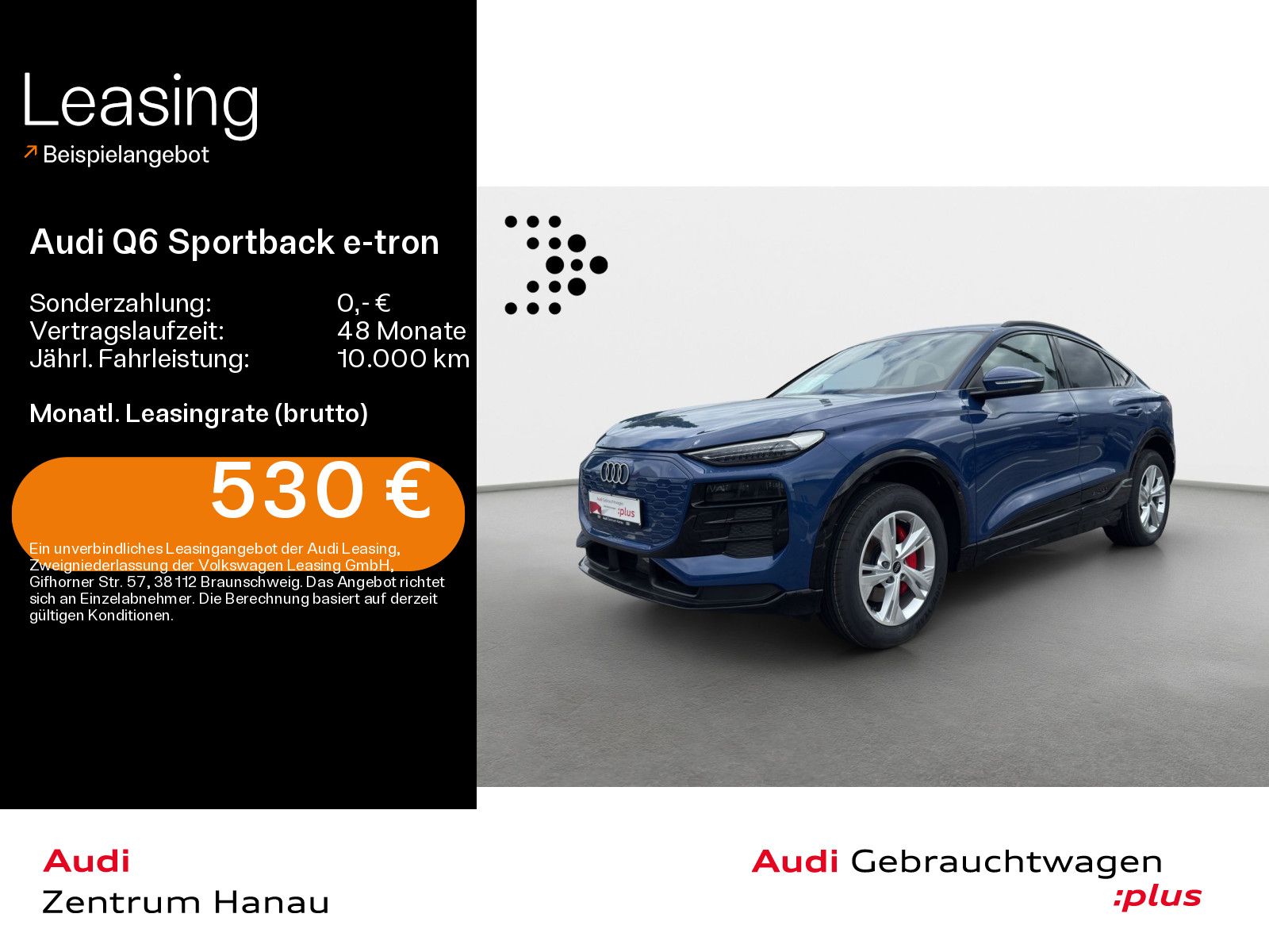 Audi Q6 Sportback e-tron advanced*0,25%*LED*AHK*SHZ*P