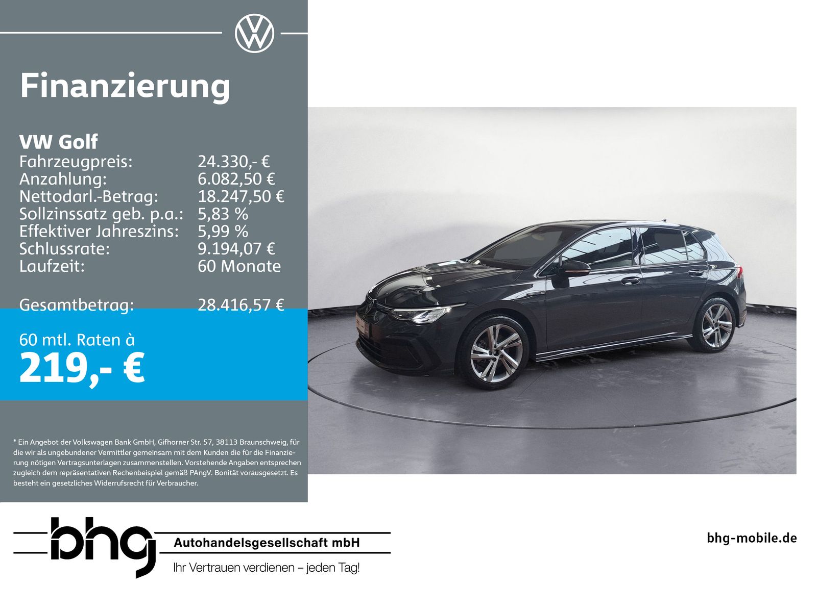 Volkswagen Golf R-Line 1.5 TSI 6-Gang *KAMERA*LED*DAB+*