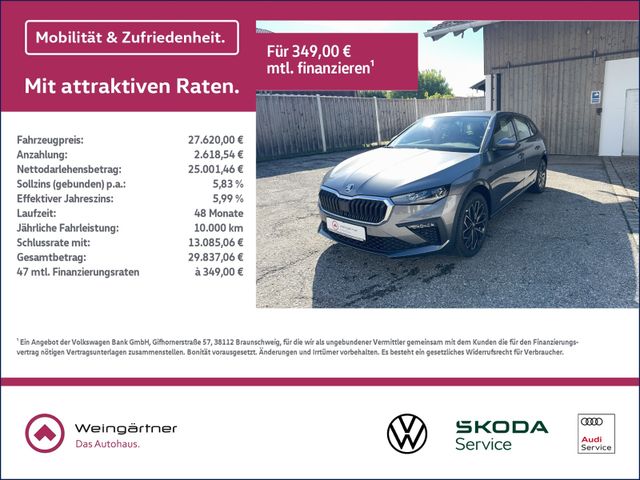 Scala 1.0 TSI Selection, 17" Alu, Ladeboden, Vor