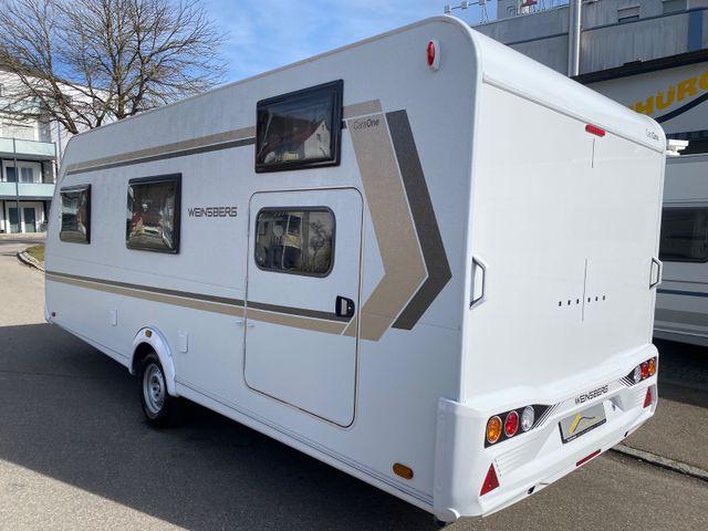 Weinsberg CaraOne 550 QDK +STOCKBETT+DUSCHE+HECKGARAGE+NEU