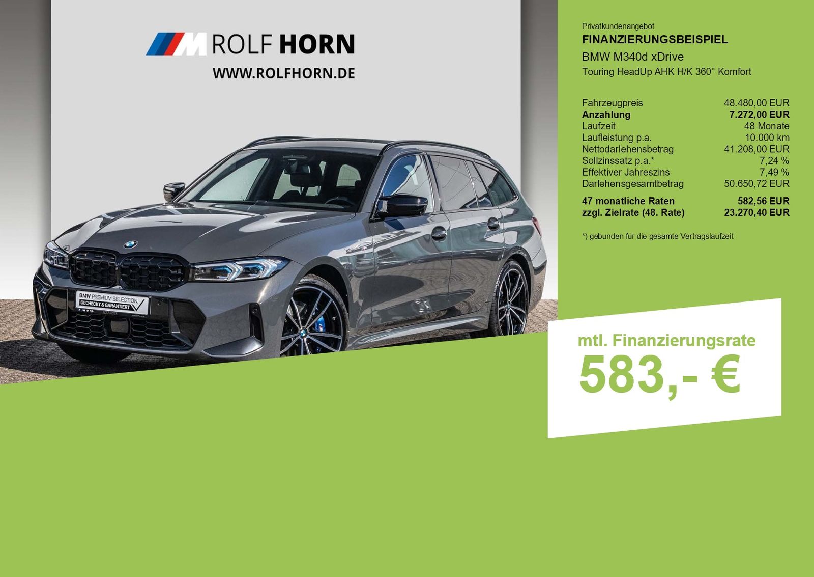 BMW M340d xDrive Touring HeadUp AHK H K 360° Komfort foto 3