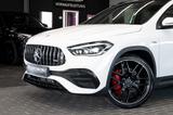 Mercedes-Benz GLA 45S AMG 4Matic+|AMG PERF. SITZE|PANO|AHK|360 - weiße Mercedes-Benz GLA 45 AMG