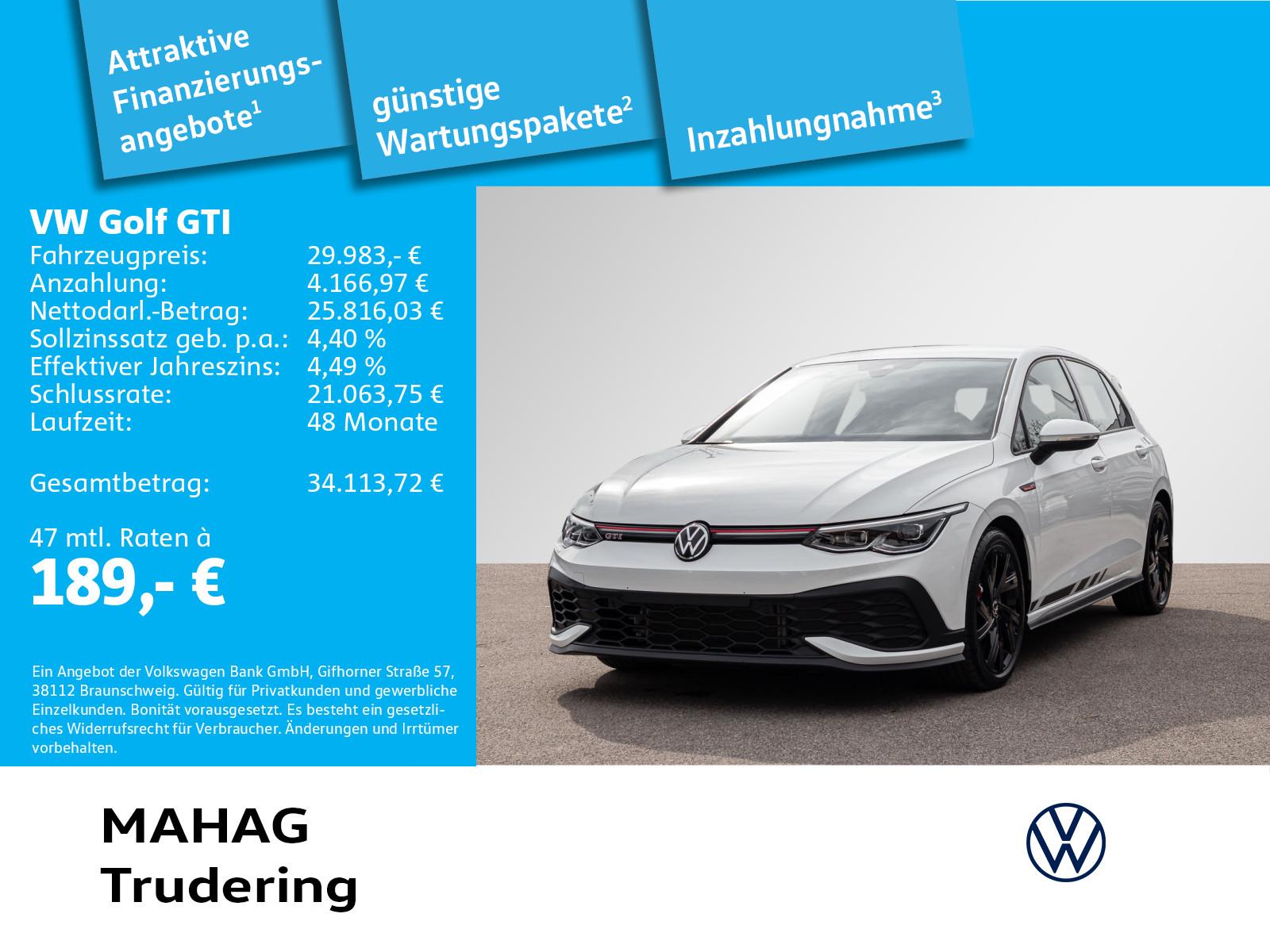 Volkswagen Golf VIII GTI Clubsport 2.0 TSI Navi LED+ ACC 18