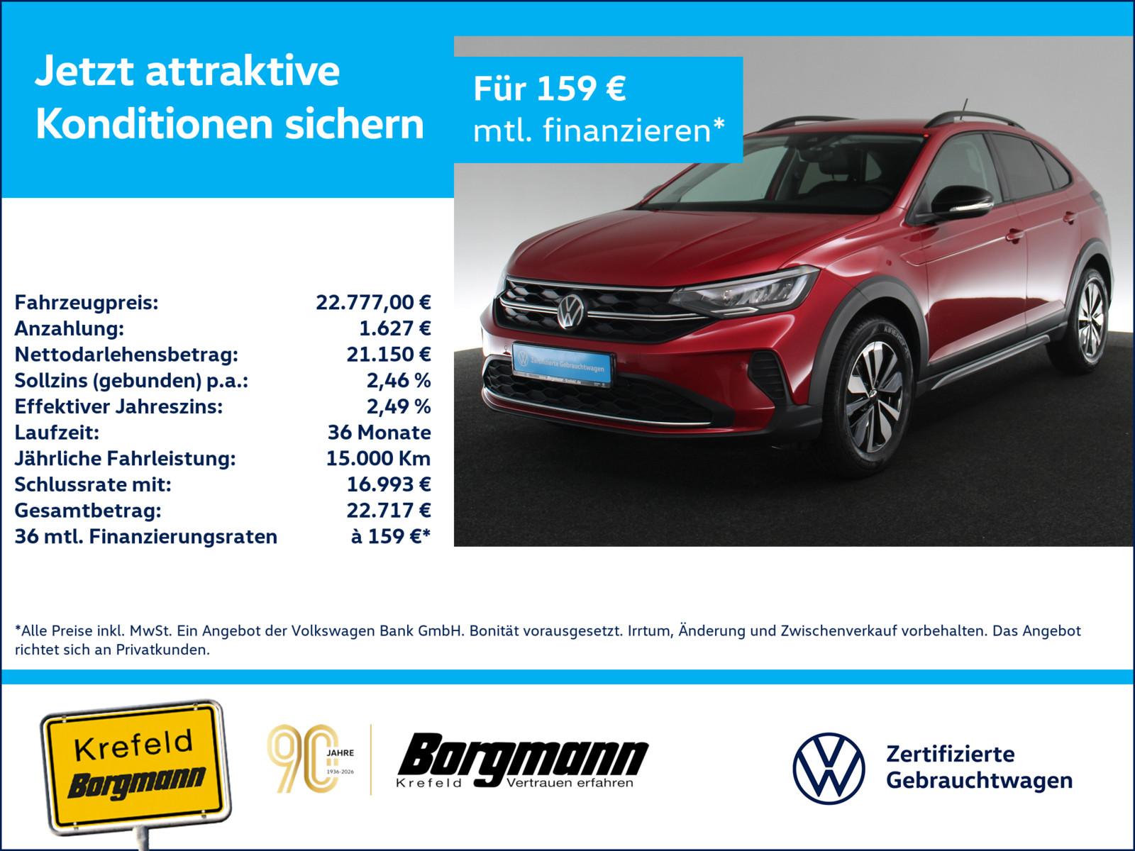 Volkswagen Taigo 1.0 TSI Goal LED ACC NAVI KAMERA SHZ PDC