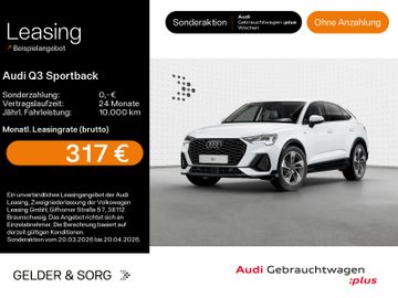 Audi Leasingangebot: Audi Q3 Sportback 35 TFSI S line LED*AHK*Virtual