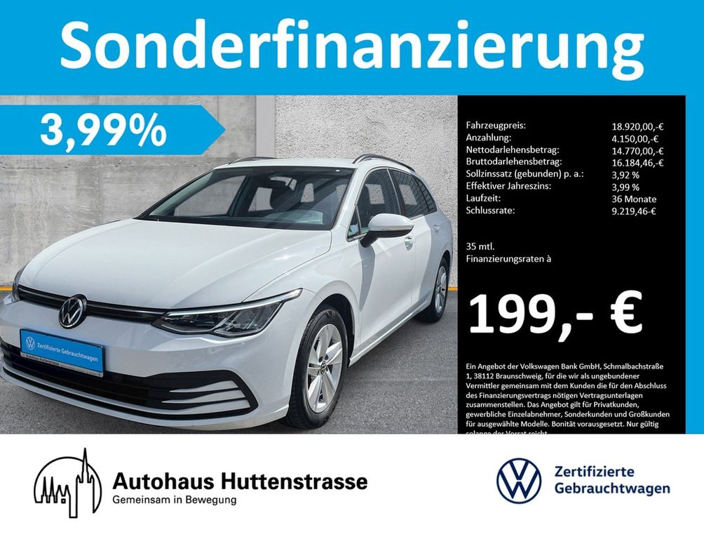 Golf VIII Variant 2.0 TDI DSG Life ACC NAVI SHZ