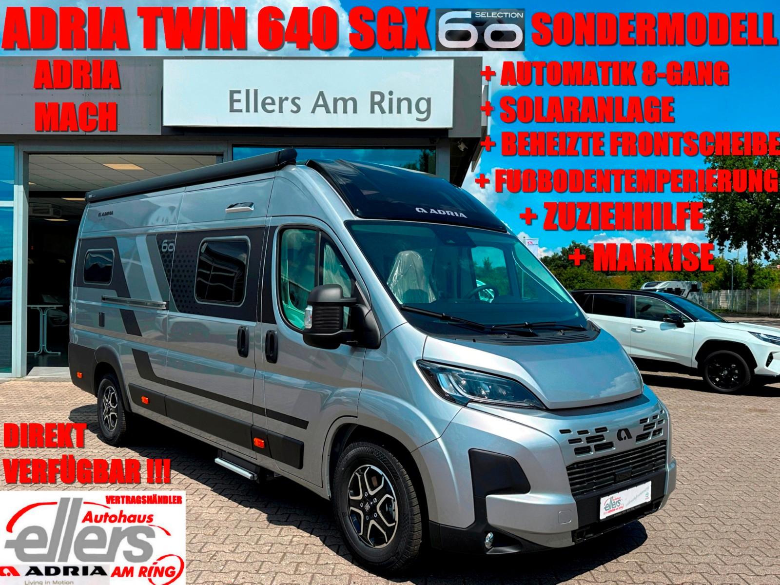 Adria TWIN 640 SGX 60Y AUTOM FUBO ZUZI SOLAR MARKISE