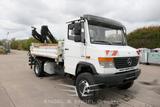 Mercedes-Benz Vario 816D mit Ladekran 3 Sitzer Standheizung HI - Mercedes-Benz Diesel Koffer 816 d