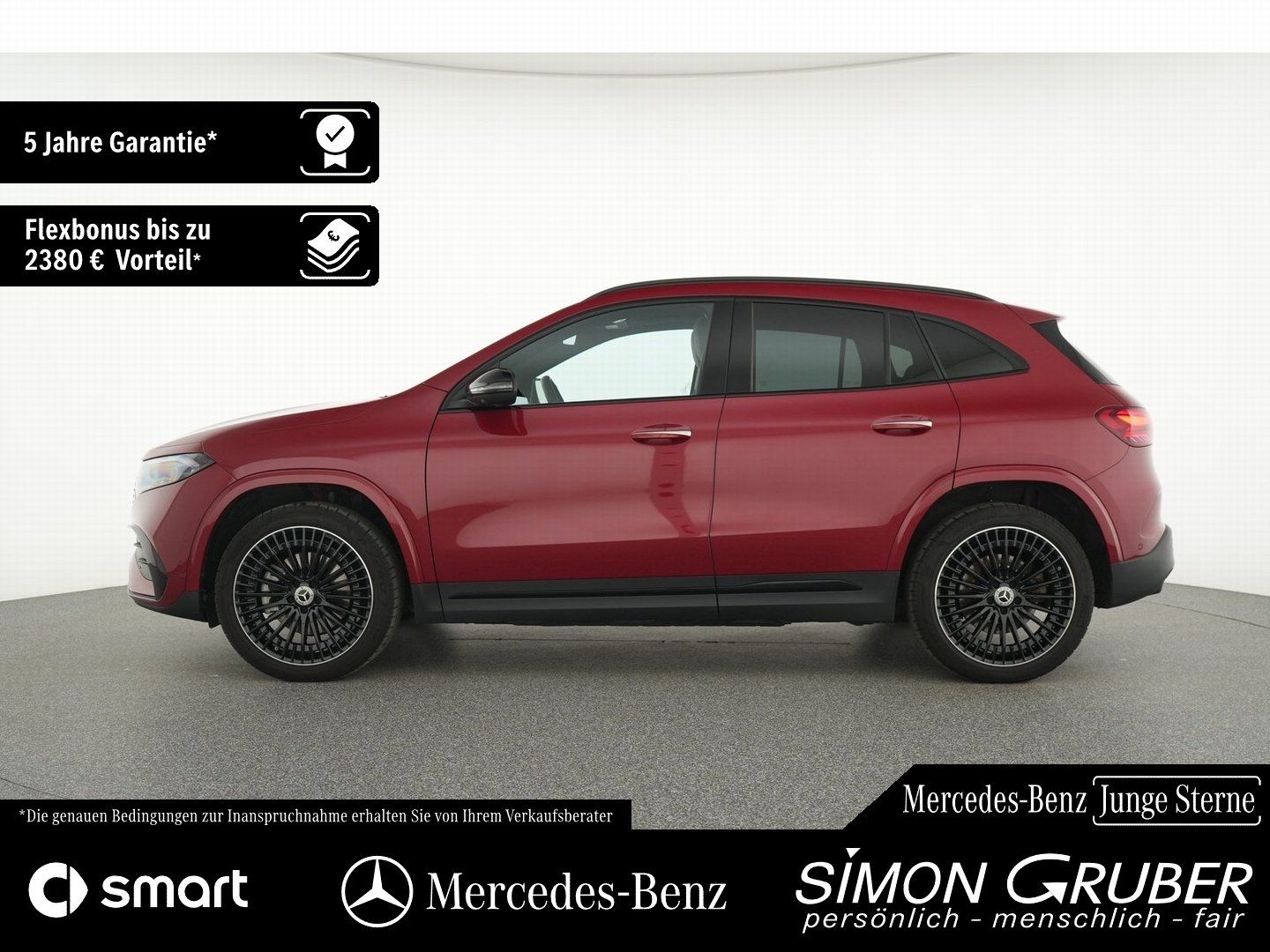 Fahrzeugabbildung Mercedes-Benz EQA 350 4M AMG Night Burm HUD Ambi Pano 360 AHK