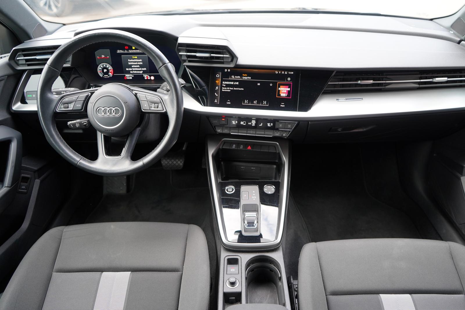 Audi A3 30 TFSI advanced LED Navi ACC DAB Klimaaut., миниатюра 12