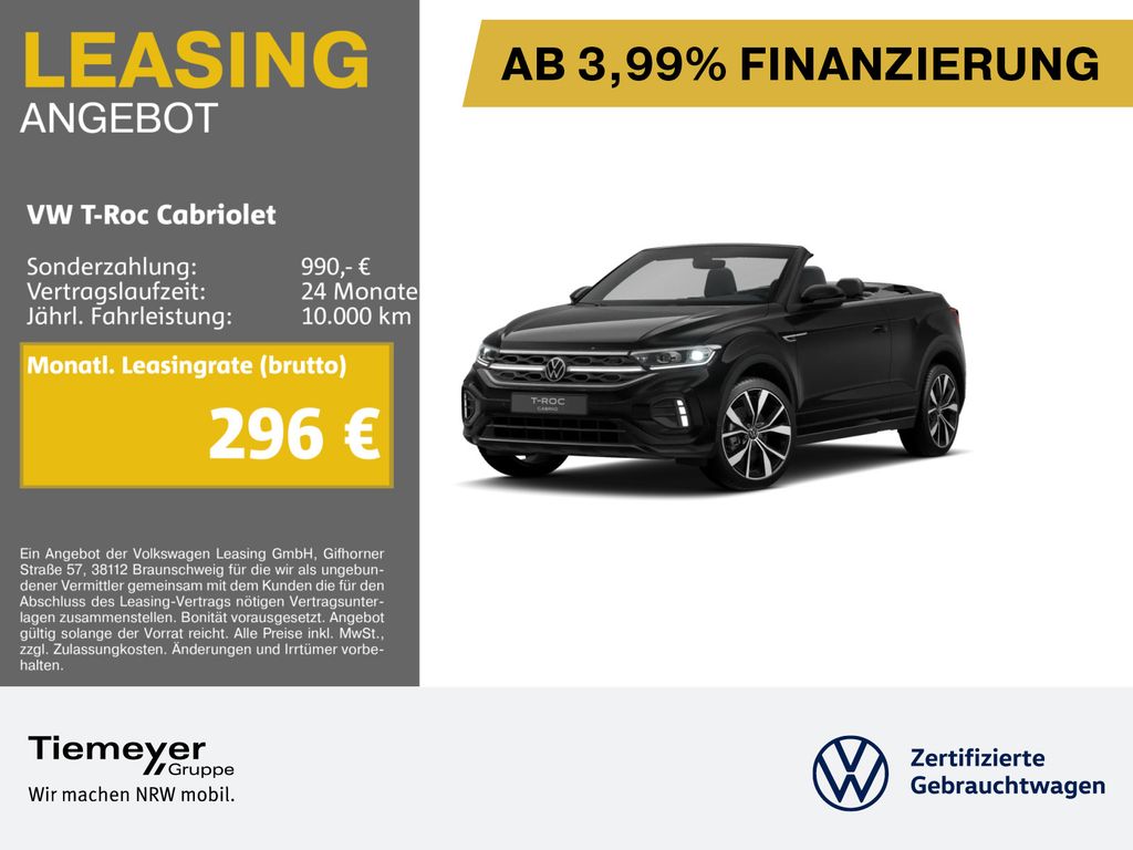 T-Roc Cabrio 1.5 TSI DSG R-LINE LM19 STHZG MATRI