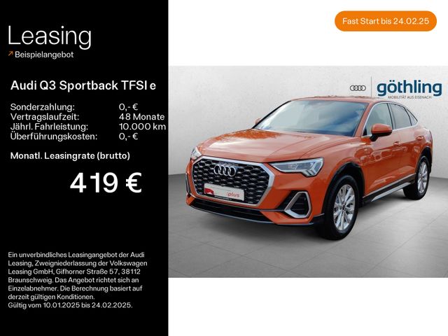 Audi Q3 Sportback TFSI e 45 S line S tro*LED*Virtual*