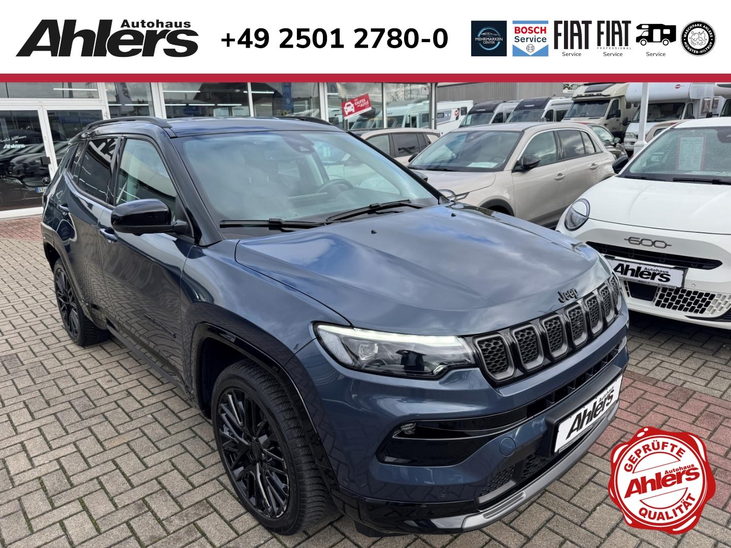 Jeep Compass S+360KAMERA+LEDER+NAVI+ACC+ALLWETTER+19Z