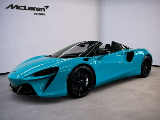 McLaren Artura Spider / MSO Cyan / B&W / Sports Exhaust