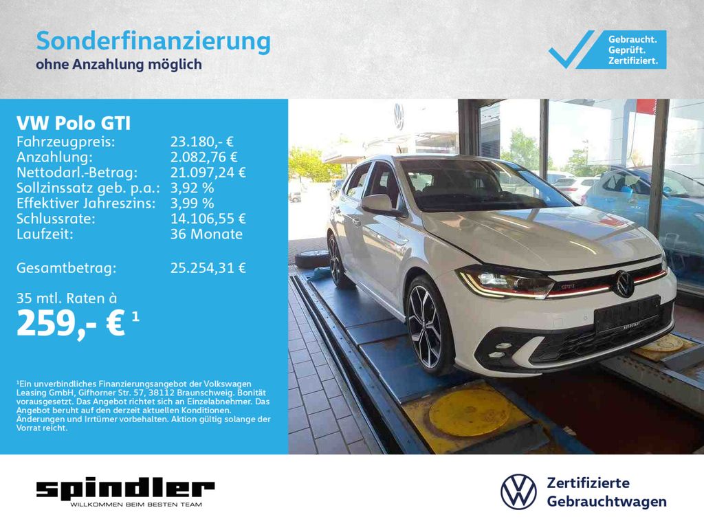 Polo GTI 2.0TSI DSG / CarPlay, Navi, Matrix, RFK