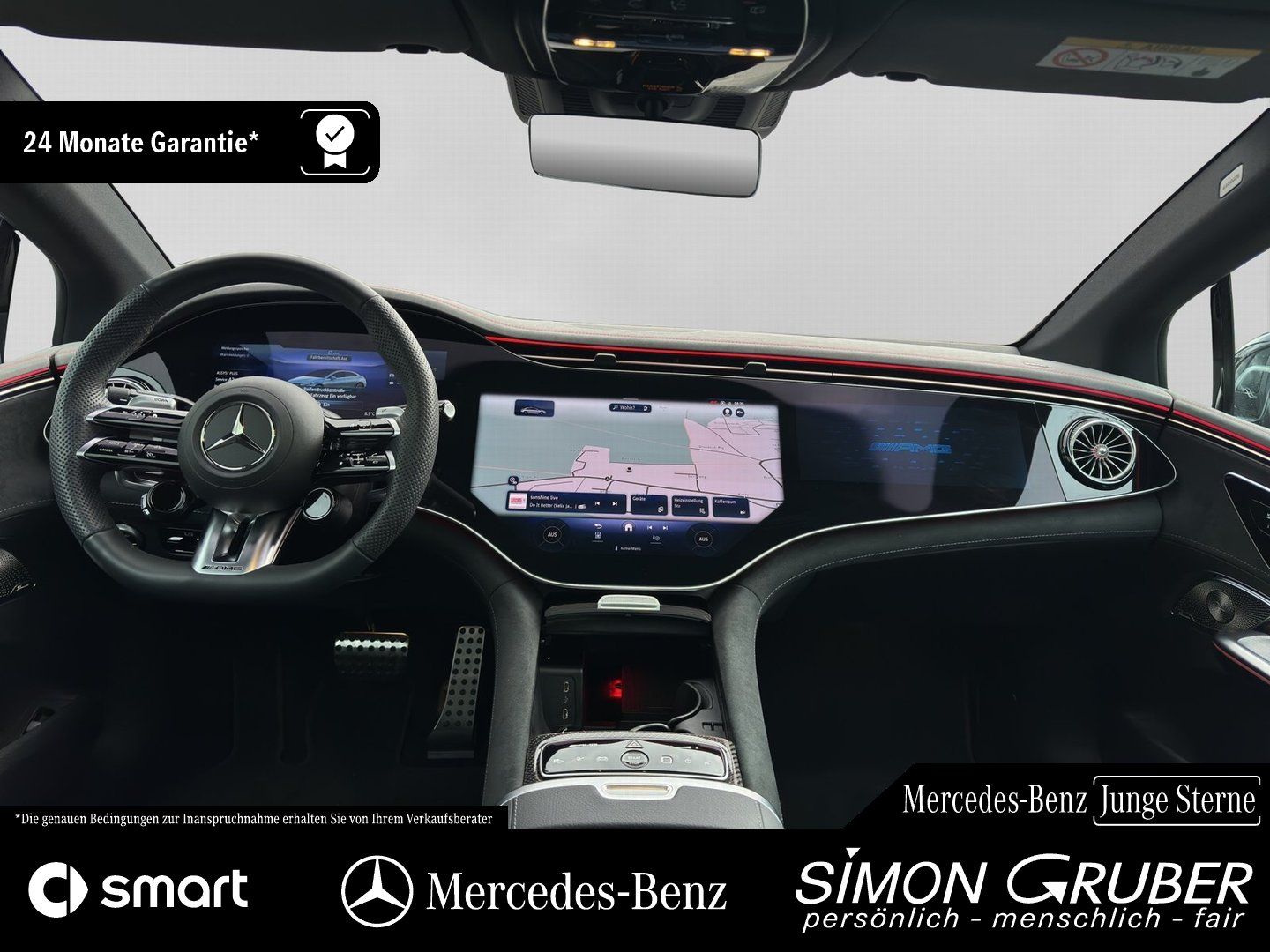 Fahrzeugabbildung Mercedes-Benz EQE 43 4M AMG Pano Airmat HUD Massage Sitzklima