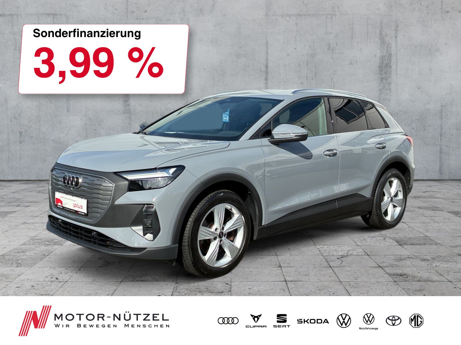 Audi Q4 40 e-tron LED+APP+SHZ+PDC+DAB+WäRMEPUMPE+19Z.