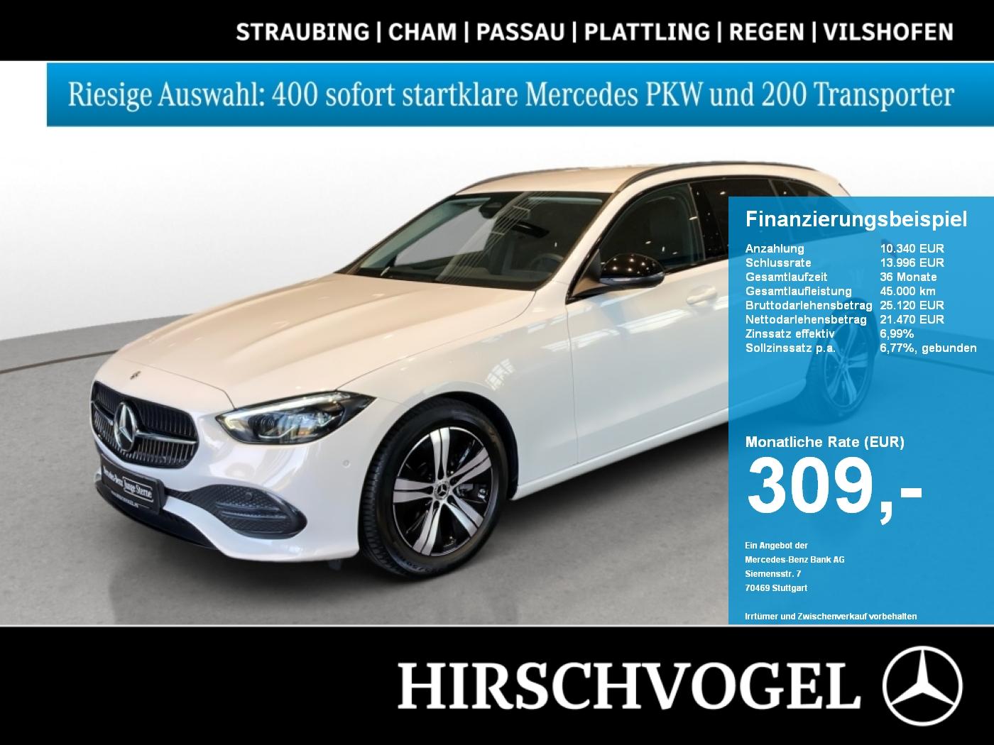 Mercedes-Benz C 200 AVANTGARDE Ext.+Night+AHK+MBUX+Navi-Pr+LED
