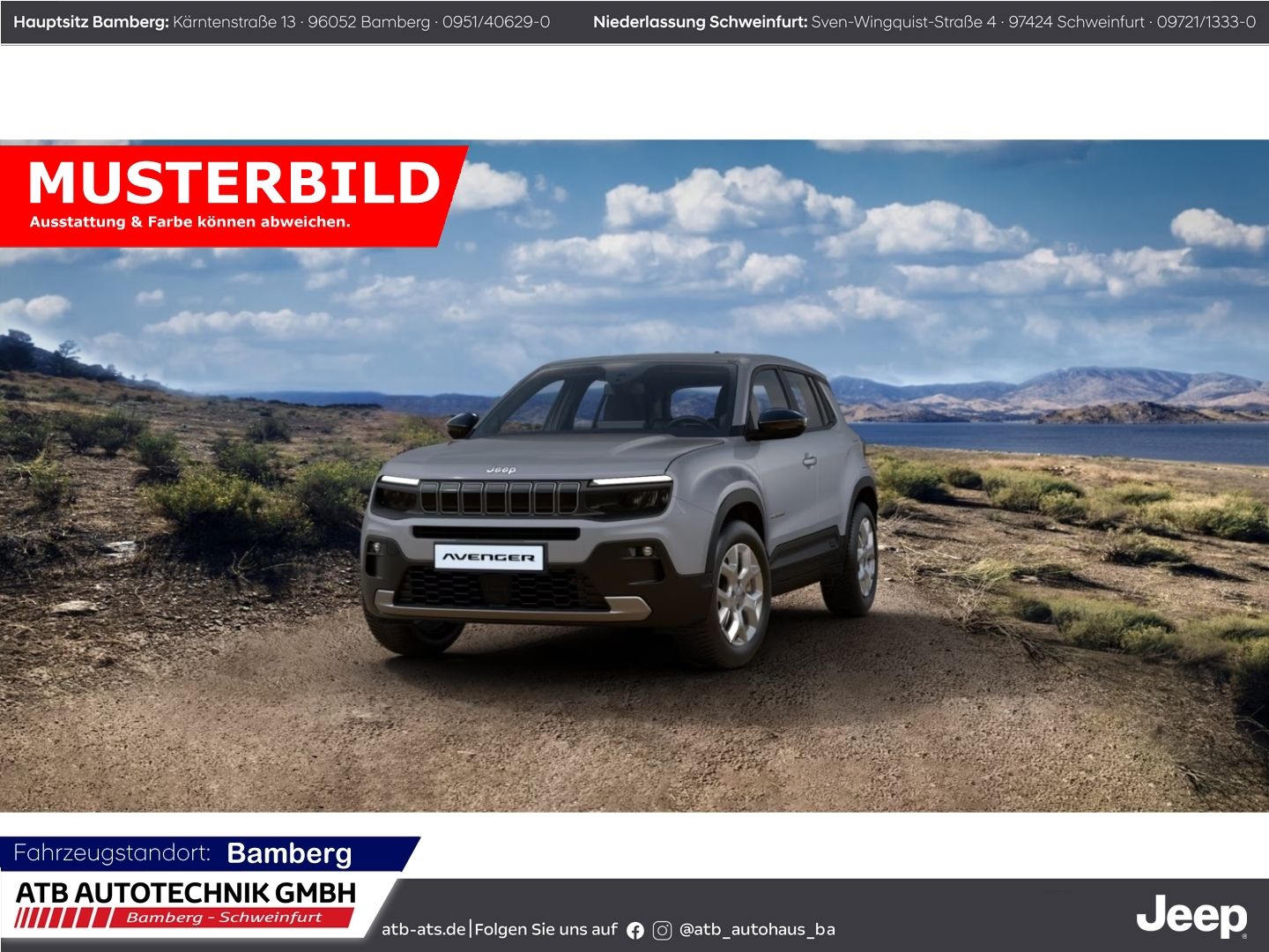 Fahrzeugabbildung Jeep Avenger e-hybrid Altitude NAVI WINTER ALLWETTER