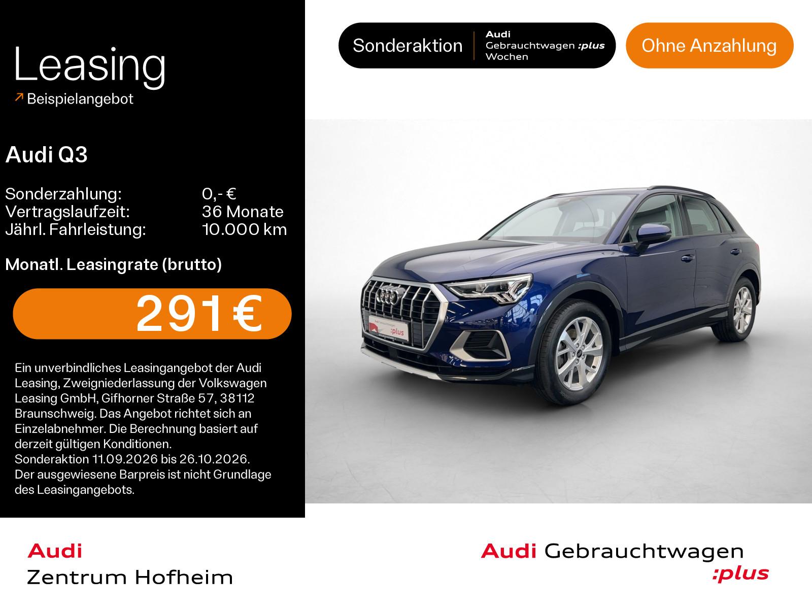 Audi Q3 35 TFSI advanced S tro*LED*Virtual*Navi+*Teil
