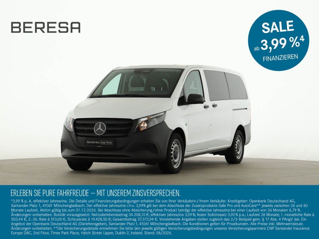 Mercedes-Benz Vito 114 CDI Tourer Lang 9 Sitzer Kamera