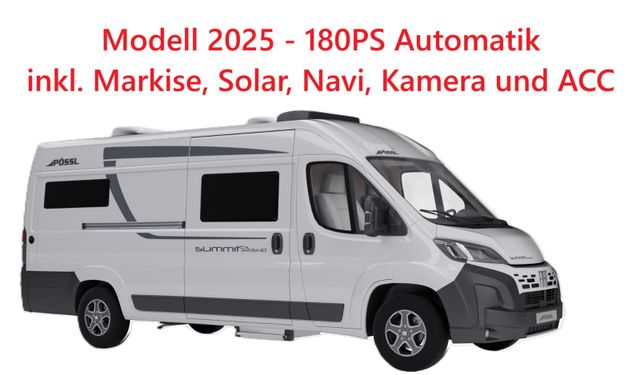POESSL Summit Shine 640 180PS Automat, Markise, Solar