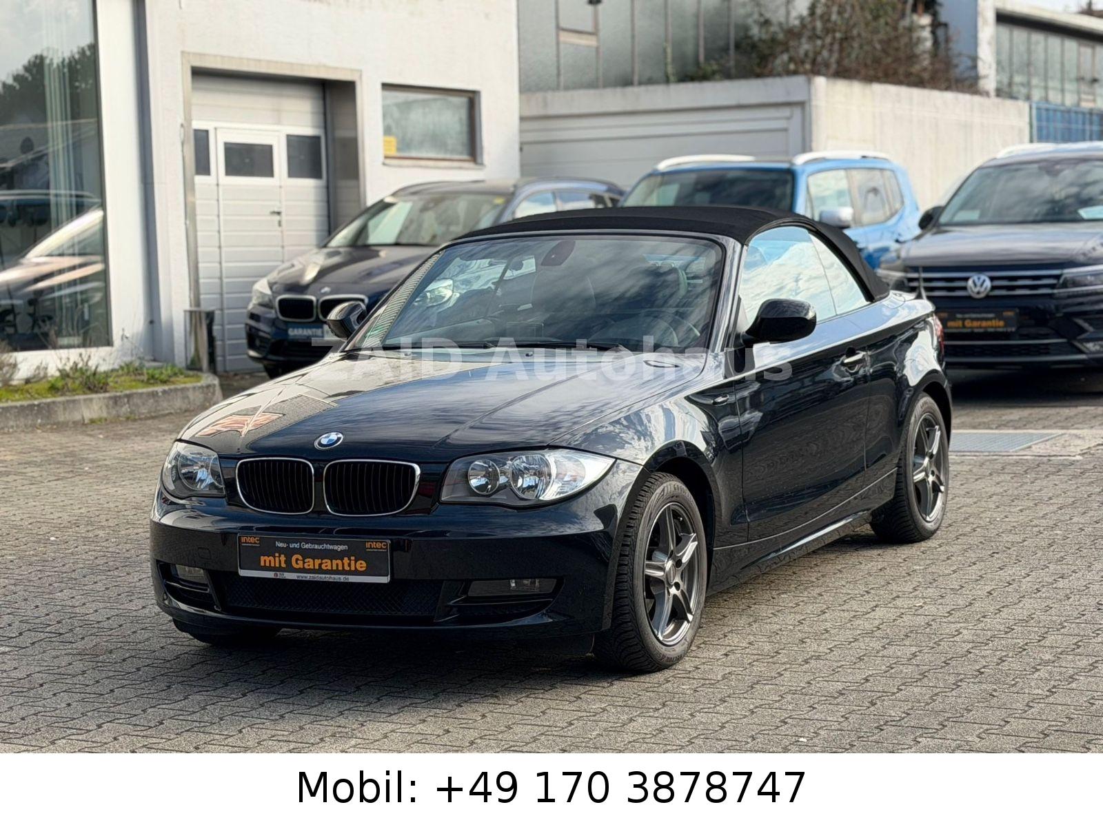 BMW 118i Cabrio *PDC*2HAND*NEU KETTE *LEDER