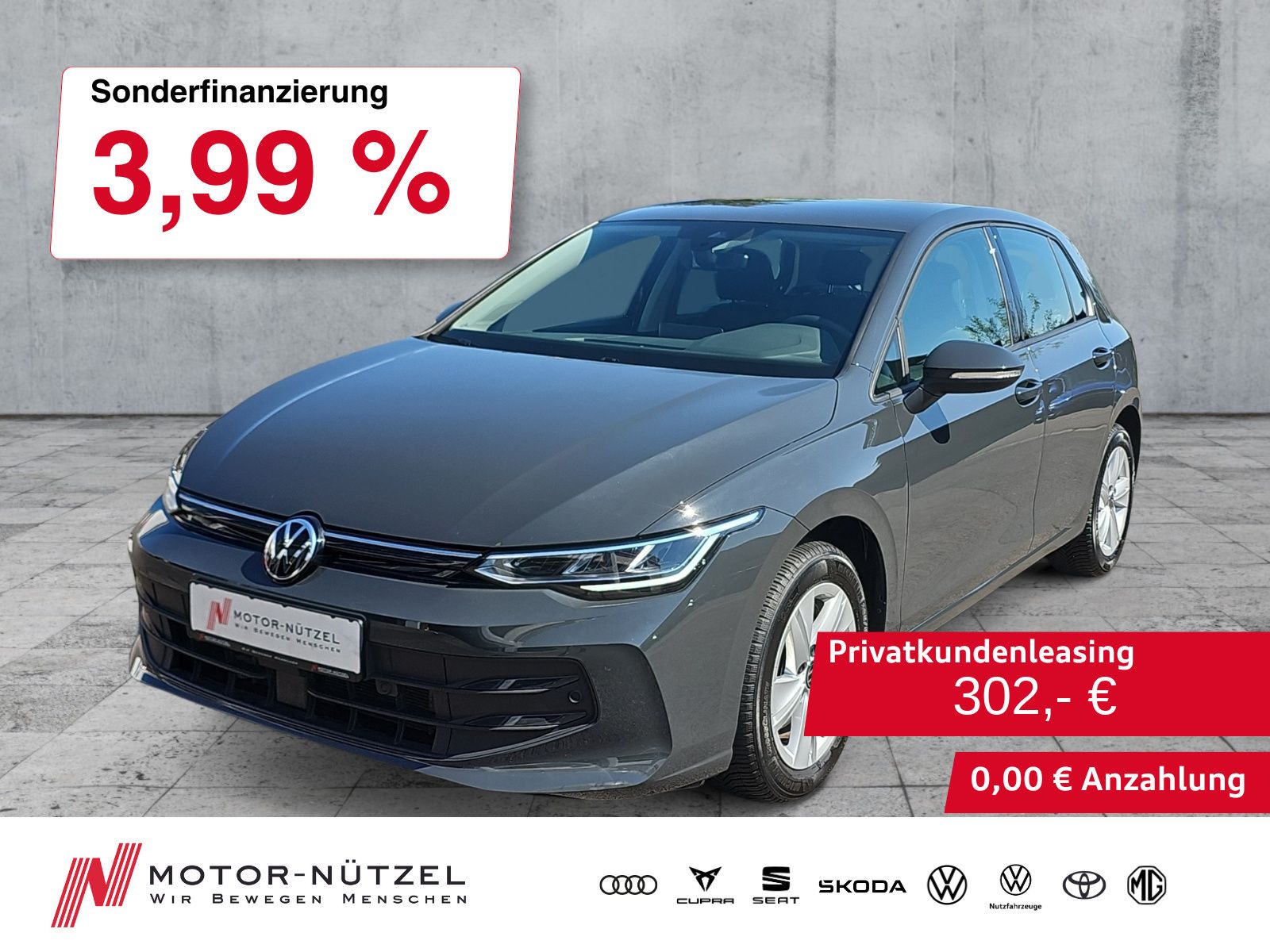 Volkswagen Golf 1.5 TSI LIFE LED+2xPDC+ACC+SHZ+LM+ZV+DAB+