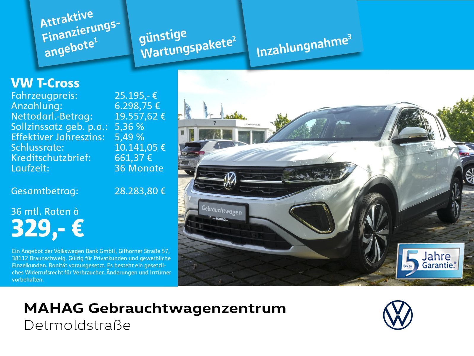 Volkswagen T-Cross Style 1.5 TSI IQ.Light IQ.Drive Navi Par imagem 2