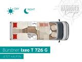 Bürstner Ixeo 726 G Voll! (Hubbett,SAT,NAVI,Markise,TV)) - Bürstner Hubbett