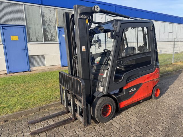 Linde E25L-01 Triplex Seitenschieber Vollkabine Heizun